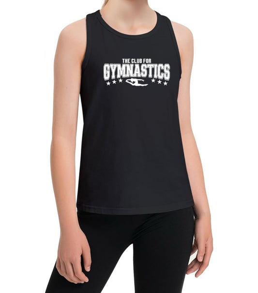 Youth Racerback black tank top