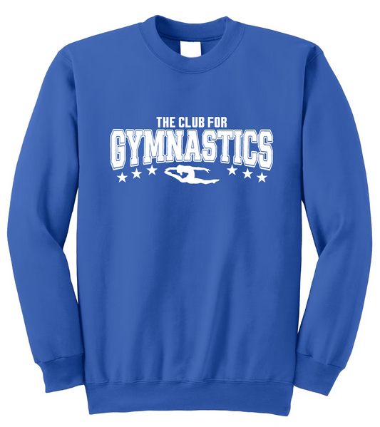 Adult royal blue crewneck