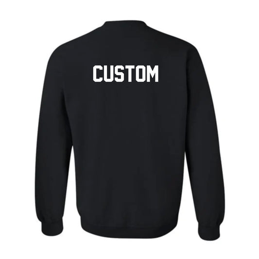 Adult black crewneck